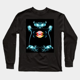 Smoke Art abstract creation of an adorable monster Long Sleeve T-Shirt